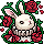 Rare White Rabbit of Hearts
