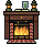 Rare Atmospheric Fireplace

