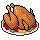 Happy Turkey Day badge
