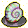 Zeldzame Regenboogkleurige Ammoniet Fossiel
