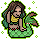 Rare Mermaid Iara Outfit
