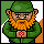 Leprechaun badge