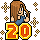 Deelnemer HabboFever 20 jaar foto look competitie
