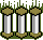 Colonne dorique vert olive
