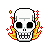 Flaming Skulls 1
