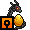 Regal Black Dragon Egg Statue