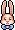Brown Bow Bunny