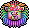 Rainbow Flower Crown Lion